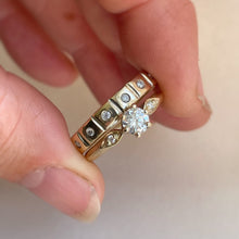 Load image into Gallery viewer, Dual ring - 10kt yellow gold, 14kt yellow gold