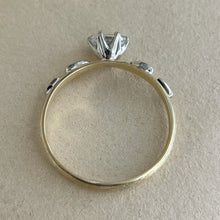 Load image into Gallery viewer, Wildwood Bloom – Handcrafted Two-Tone Engagement Ring
