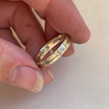 Load image into Gallery viewer, Dual ring - 10kt yellow gold, 14kt yellow gold