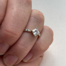 Load image into Gallery viewer, North Star – Handcrafted Pavé Engagement Ring