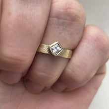 Load image into Gallery viewer, Golden Princess - Handcrafted yellow gold engagement ring