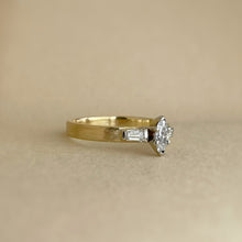 Load image into Gallery viewer, Sierra Dawn – Handcrafted Two-Tone Engagement Ring