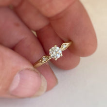 Load image into Gallery viewer, Thea Belle – Handcrafted Vintage-Inspired Engagement Ring