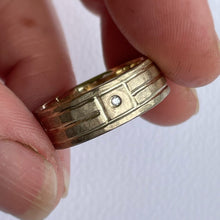 Load image into Gallery viewer, Rustic Male Wedding band/Engagement ring - 8mm - yellow gold