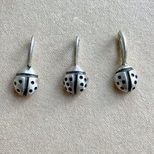Load image into Gallery viewer, OOAK Lady bug #3 sterling silver pendant/charm