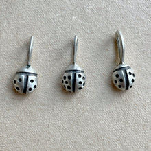 Load image into Gallery viewer, OOAK Lady bug #3 sterling silver pendant/charm