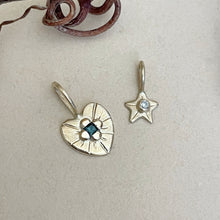 Load image into Gallery viewer, Star charm 10kt solid yellow gold pendant/charm