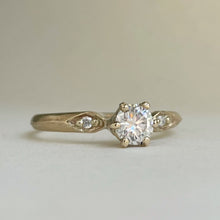 Load image into Gallery viewer, Thea Belle – Handcrafted Vintage-Inspired Engagement Ring