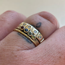 Load image into Gallery viewer, Dual ring - 10kt yellow gold, 14kt yellow gold