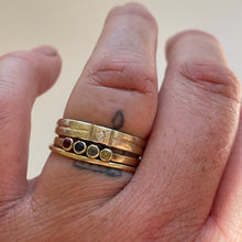 Load image into Gallery viewer, Dual ring - 10kt yellow gold, 14kt yellow gold