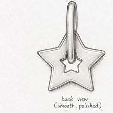 Load image into Gallery viewer, Custom 14k Yellow Gold Diamond Star Charm – Teresa