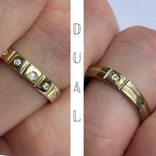 Load image into Gallery viewer, Dual ring - 10kt yellow gold, 14kt yellow gold