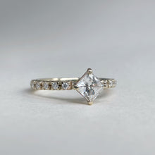 Load image into Gallery viewer, North Star – Handcrafted Pavé Engagement Ring