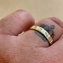 Load image into Gallery viewer, Dual ring - 10kt yellow gold, 14kt yellow gold