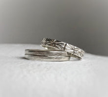 Load image into Gallery viewer, 925 - 4mm - Linear Male engagement ring