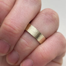 Load image into Gallery viewer, Yellow gold - 6mm - Rustic wedding band