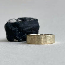 Load image into Gallery viewer, Yellow gold - 6mm - Rustic wedding band