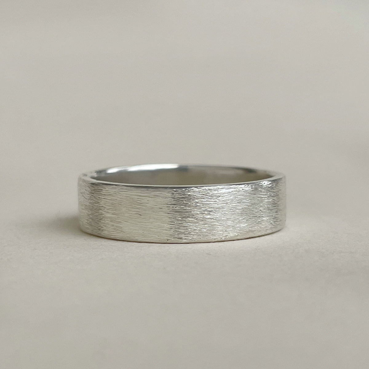 Unique sterling silver hot sale wedding bands