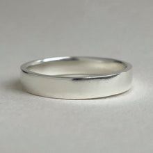 Load image into Gallery viewer, traditional wedding ring, sterling silver wedding band, minimalist silver, recycled ethical silver, handcrafted ring, eco-friendly jewelry