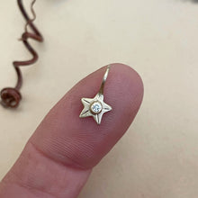 Load image into Gallery viewer, Star charm 10kt solid yellow gold pendant/charm
