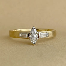 Load image into Gallery viewer, Sierra Dawn – Handcrafted Two-Tone Engagement Ring
