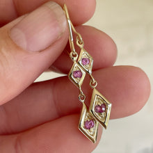 Load image into Gallery viewer, Custom Pink Sapphire Earring &amp; Pendant Set – Final Balance for Britt

