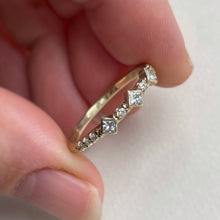 Load image into Gallery viewer, Made to order - Snow - yellow gold wedding/anniversary band
