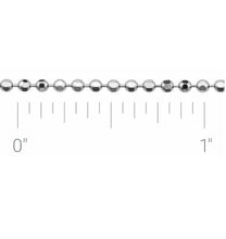 Load image into Gallery viewer, Custom 1.8mm Diamond-Cut Bead Chain – 14kt White Gold (16”) – Reserved for Alychia
