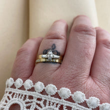 Load image into Gallery viewer, Sierra Dawn – Handcrafted Two-Tone Engagement Ring
