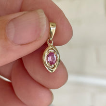 Load image into Gallery viewer, Custom Pink Sapphire Earring &amp; Pendant Set – Final Balance for Britt
