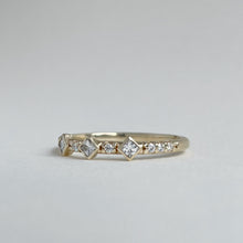 Load image into Gallery viewer, Made to order - Snow - yellow gold wedding/anniversary band
