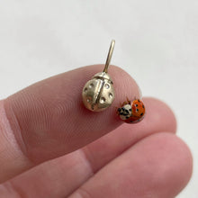 Load image into Gallery viewer, November - OOAK yellow gold ladybug pendant
