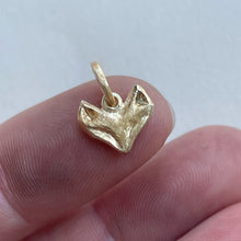 Load image into Gallery viewer, June - OOAK yellow gold fox pendant
