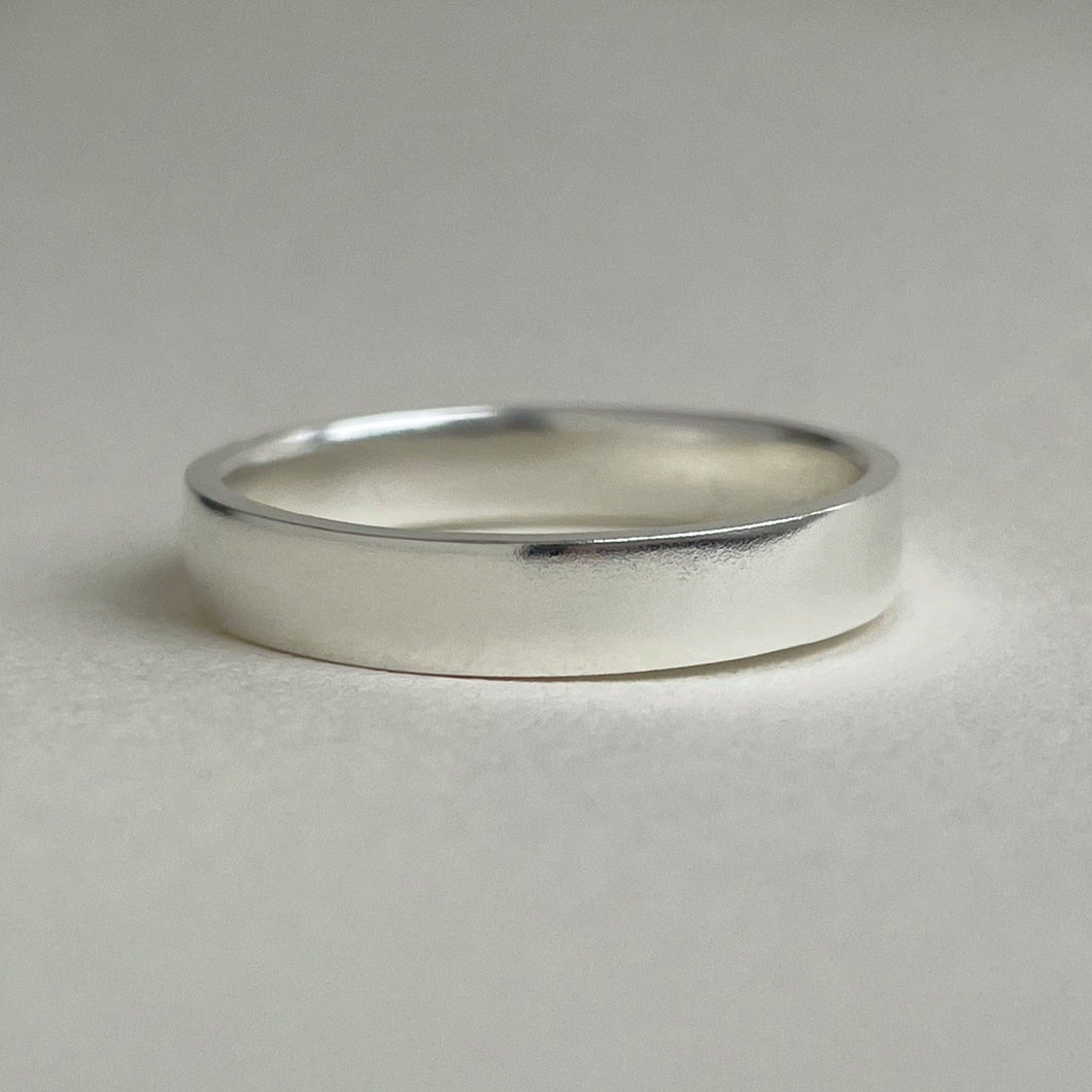 traditional wedding ring, sterling silver wedding band, minimalist silver, recycled ethical silver, handcrafted ring, eco-friendly jewelry